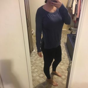 Blue long sleeve sweater